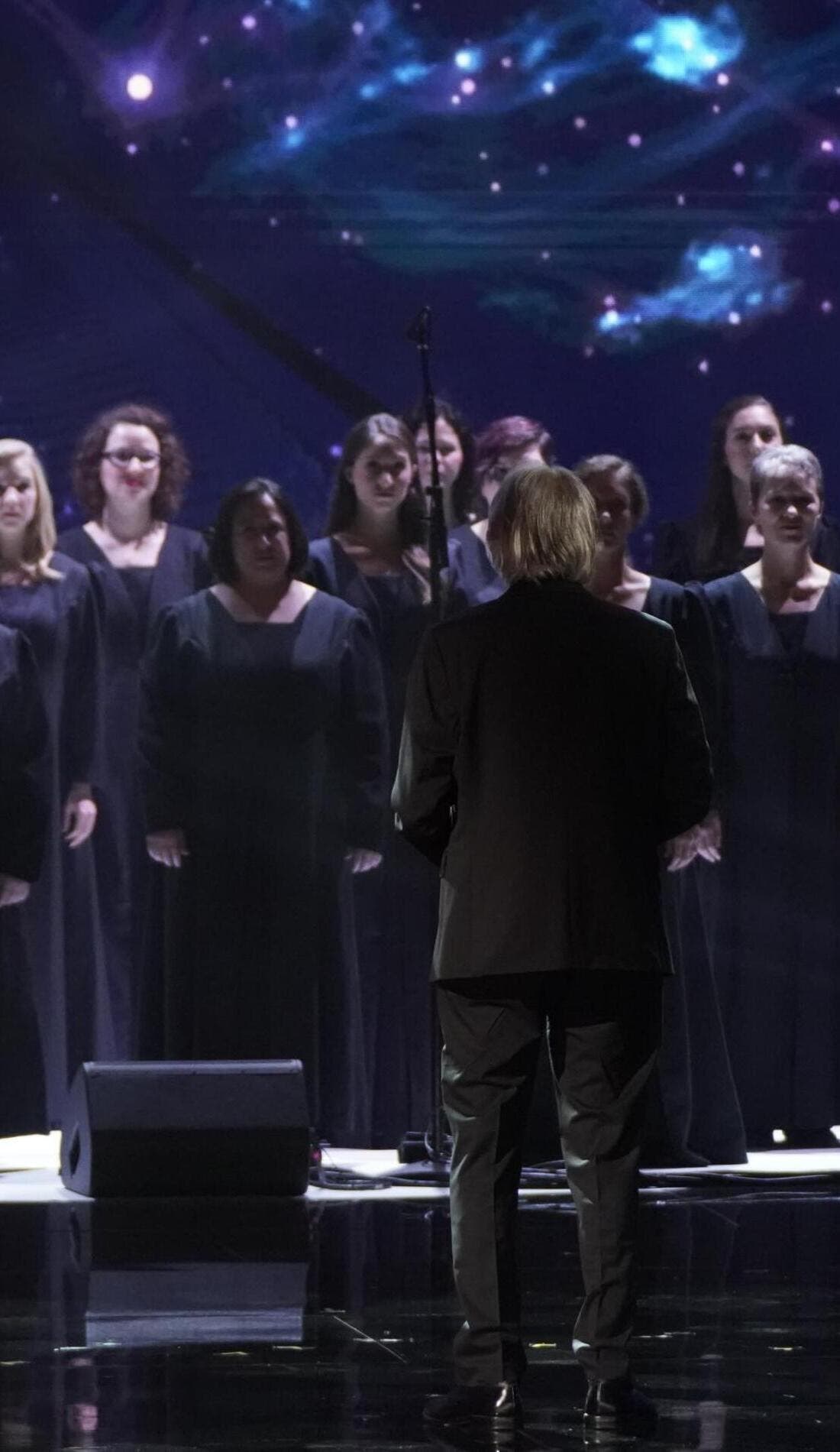 The Washington Chorus promotional image for upcoming events and ticket sales