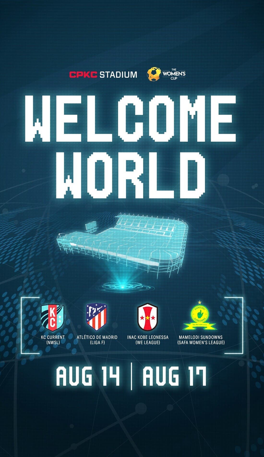 The Women's Cup - CPKC Stadium promotional image for upcoming events and ticket sales