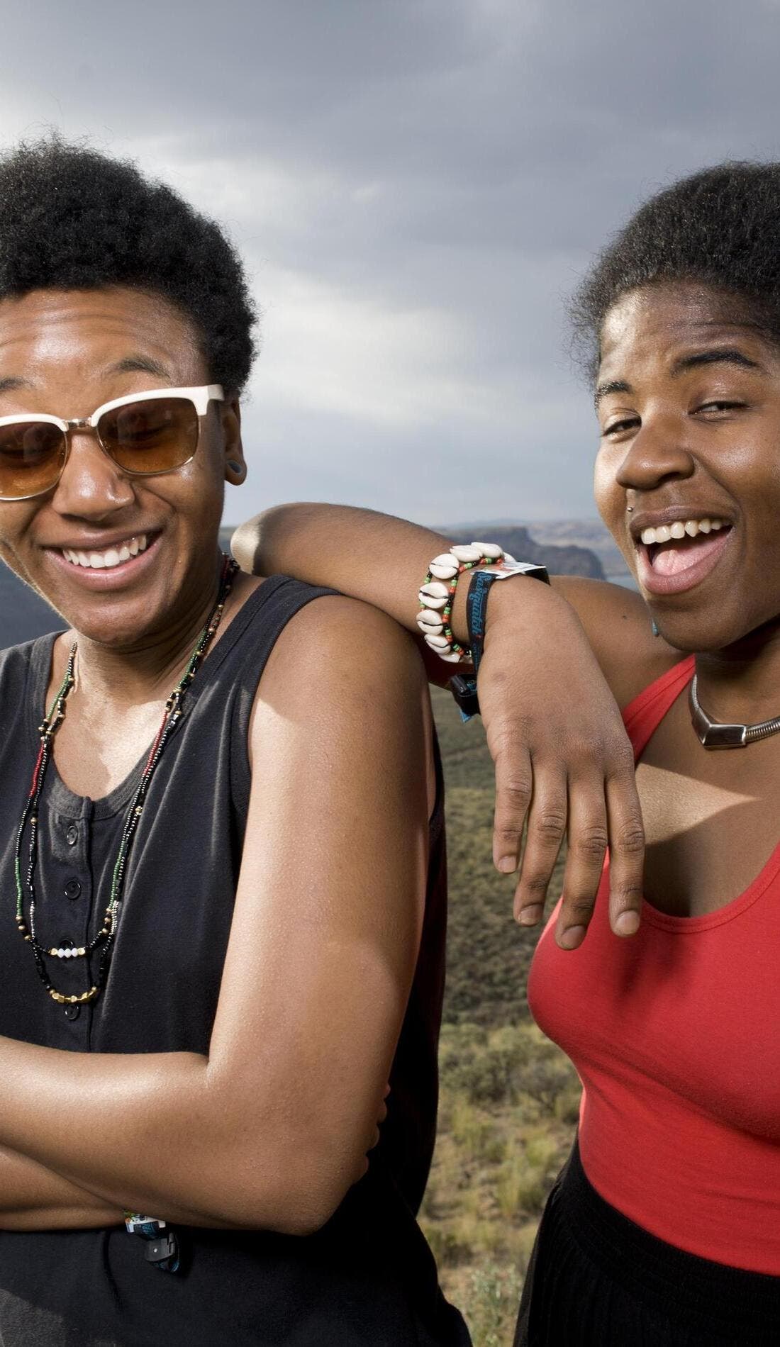 THEESatisfaction promotional image for upcoming events and ticket sales