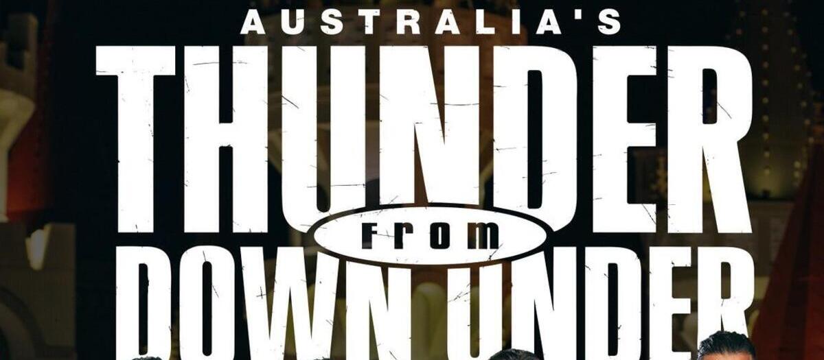 Thunder From Down Under live — Excalibur Hotel and Casino, Las Vegas