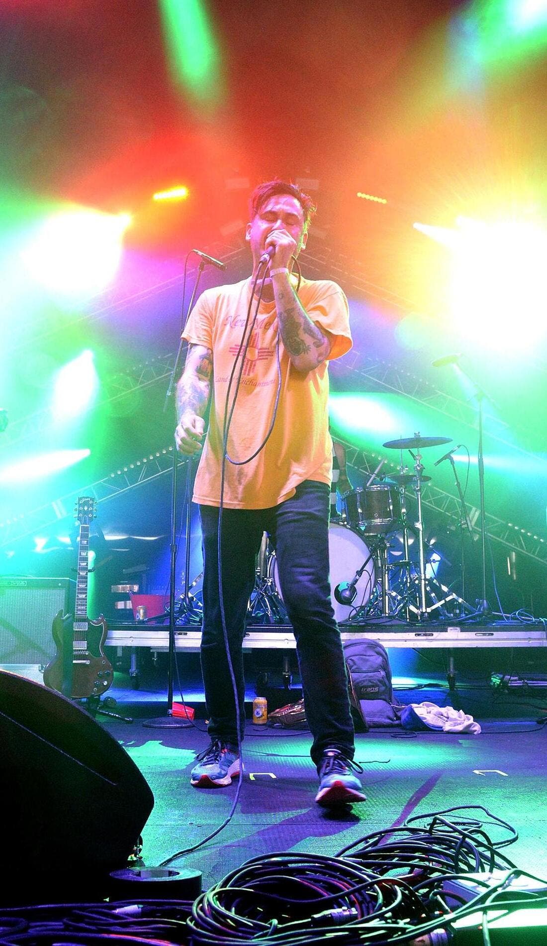 Tim Kinsellas promotional image for upcoming events and ticket sales