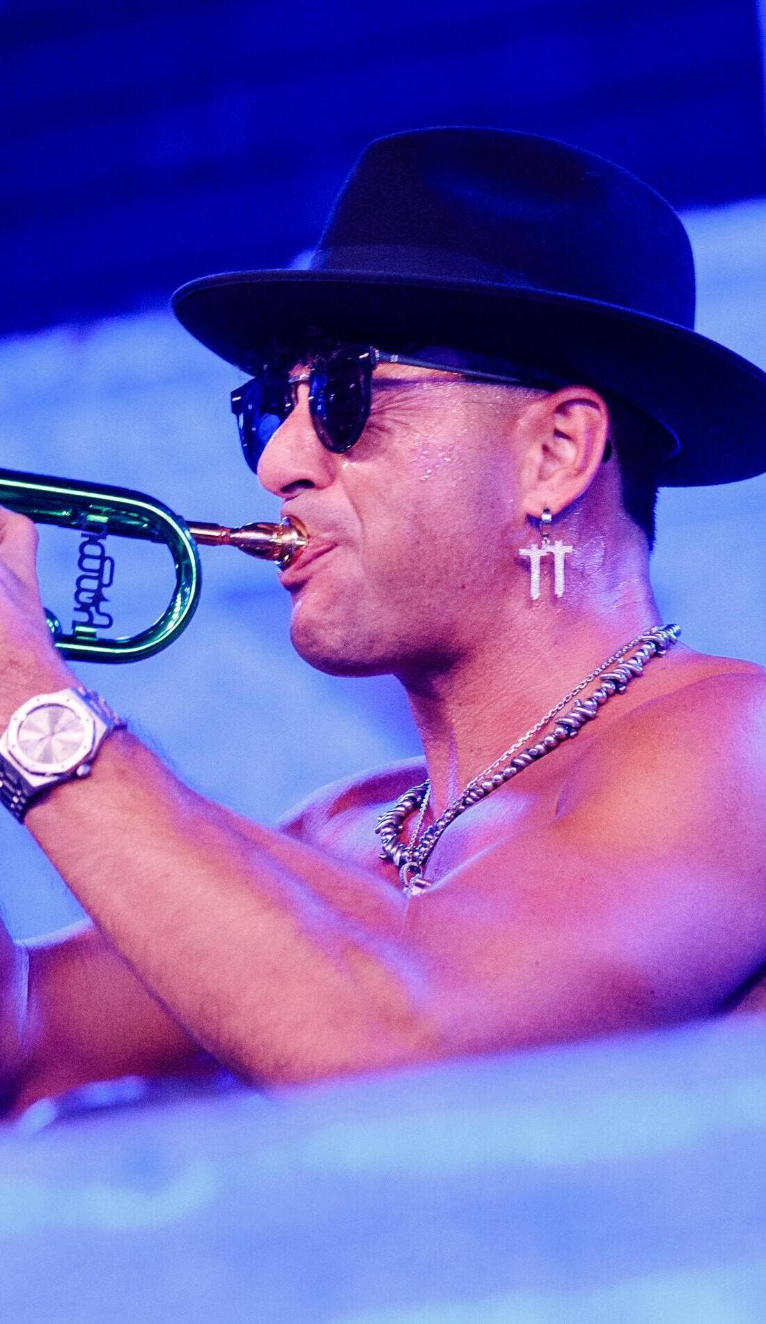 Timmy Trumpet promotional image for upcoming events and ticket sales