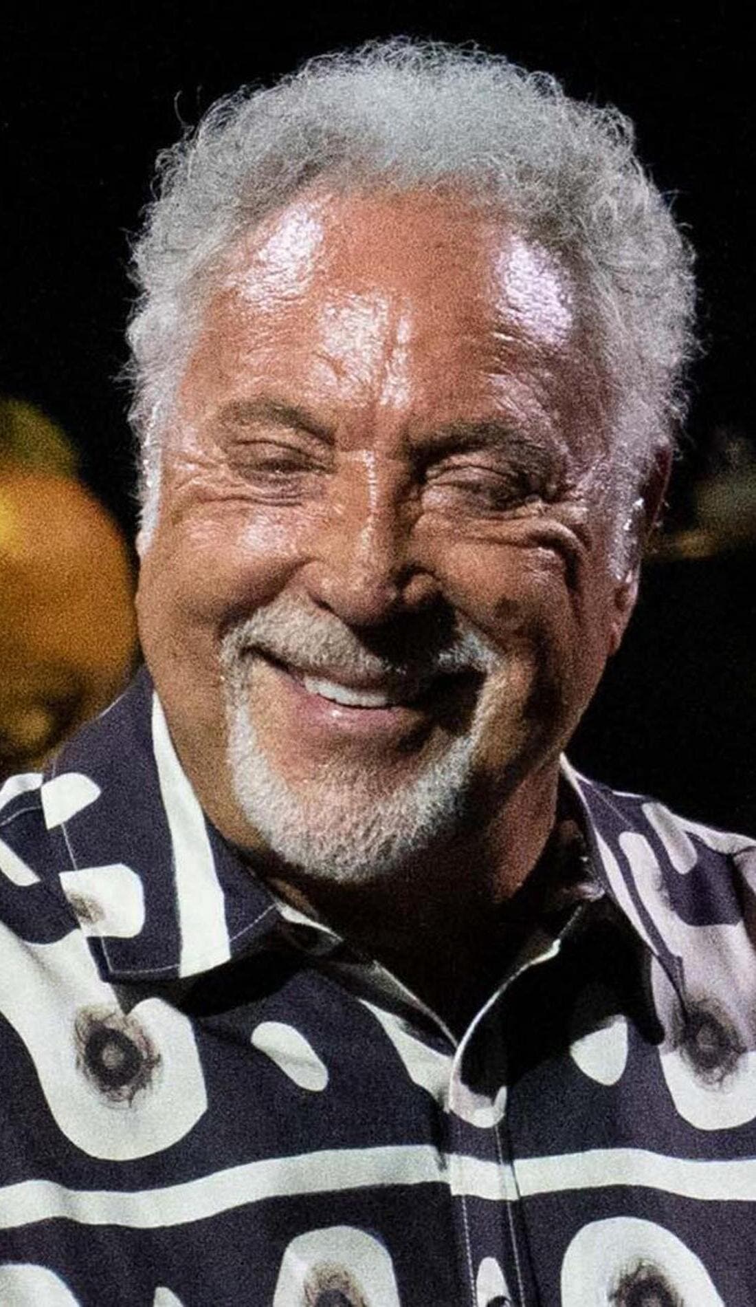 Tom Jones promotional image for upcoming events and ticket sales