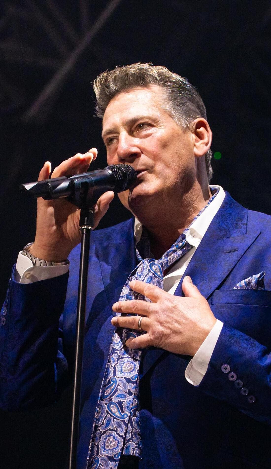 Tony Hadley promotional image for upcoming events and ticket sales