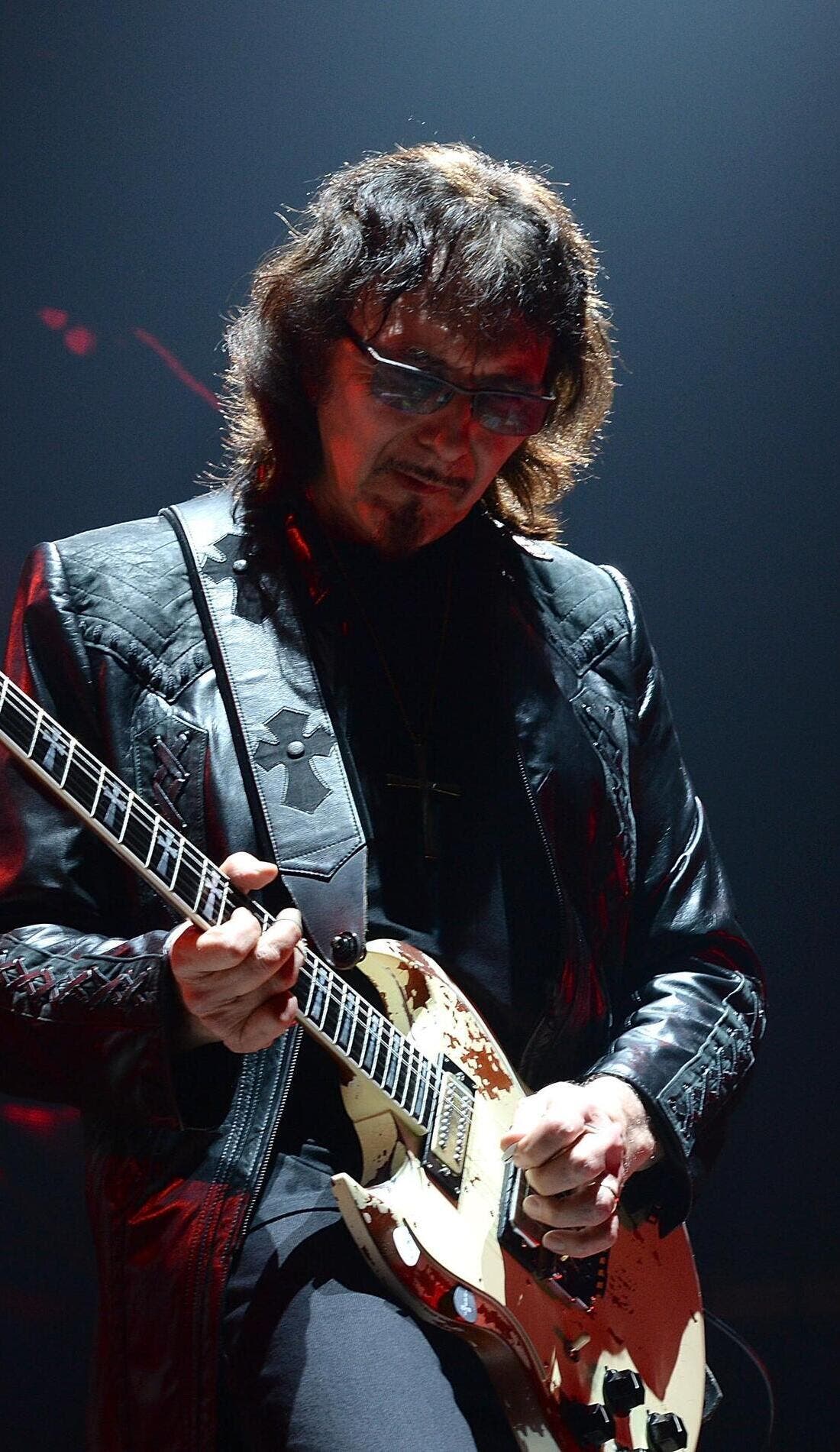 Tony Iommi promotional image for upcoming events and ticket sales