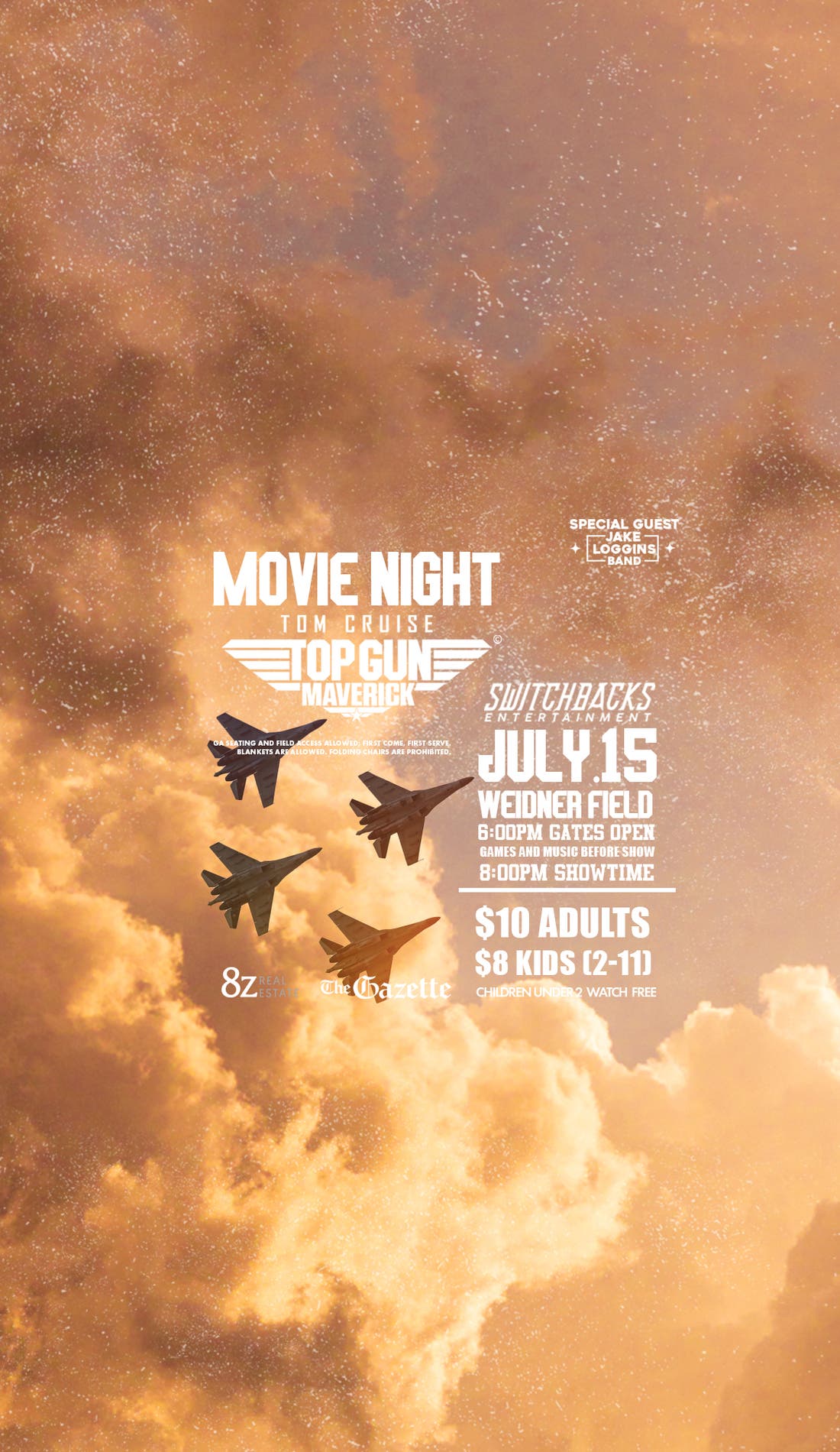 Top Gun: Maverick promotional image for upcoming events and ticket sales