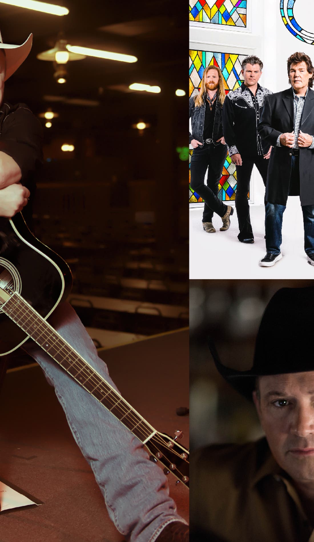 Tracy Byrd, Shenandoah & Mark Chesnutt promotional image for upcoming events and ticket sales