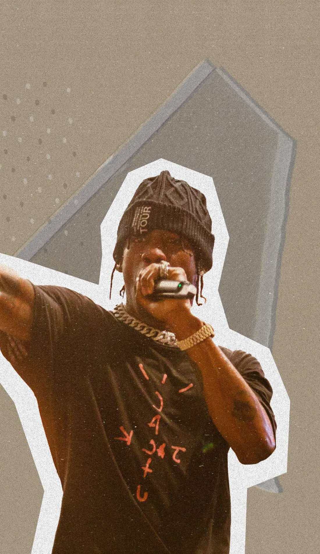 Travis Scott promotional image for upcoming events and ticket sales