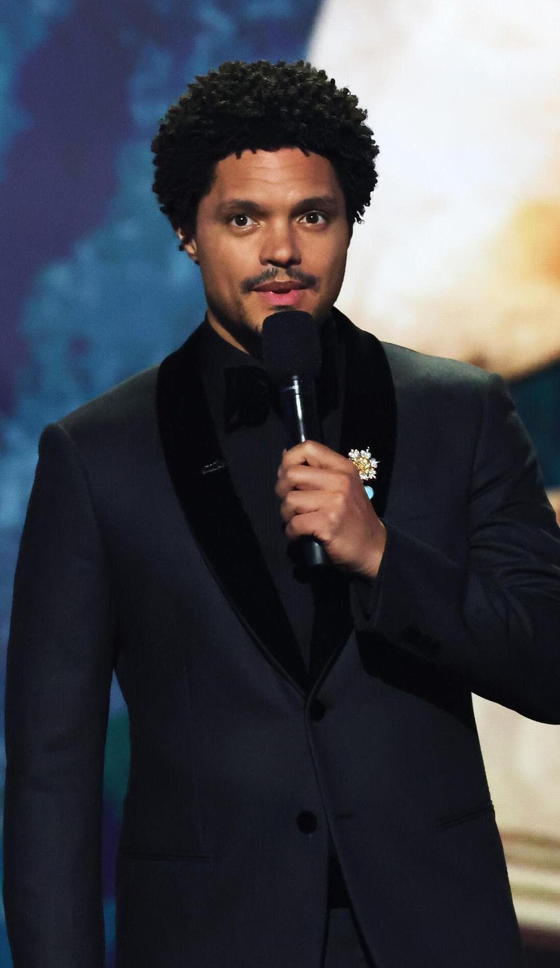 Trevor Noah promotional image for upcoming events and ticket sales in Costa Mesa