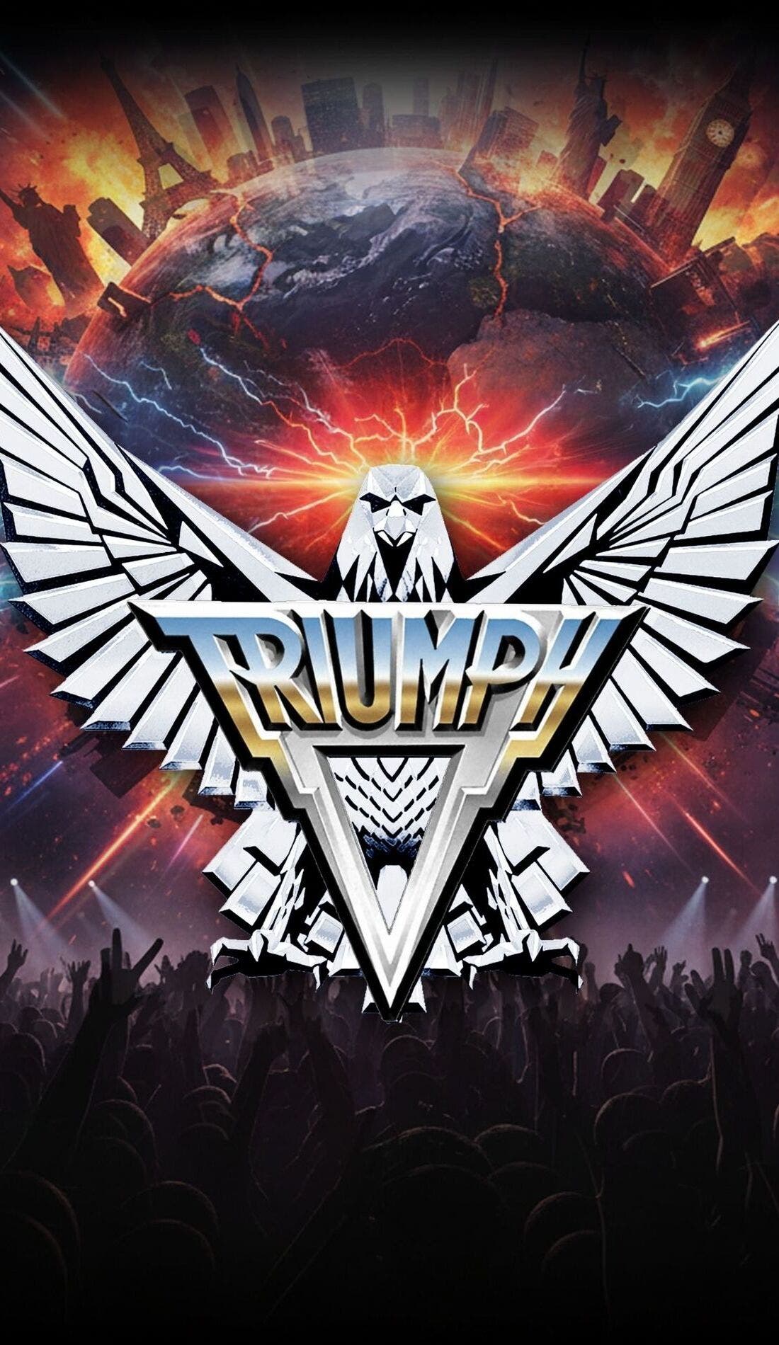 Triumph promotional image for upcoming events and ticket sales