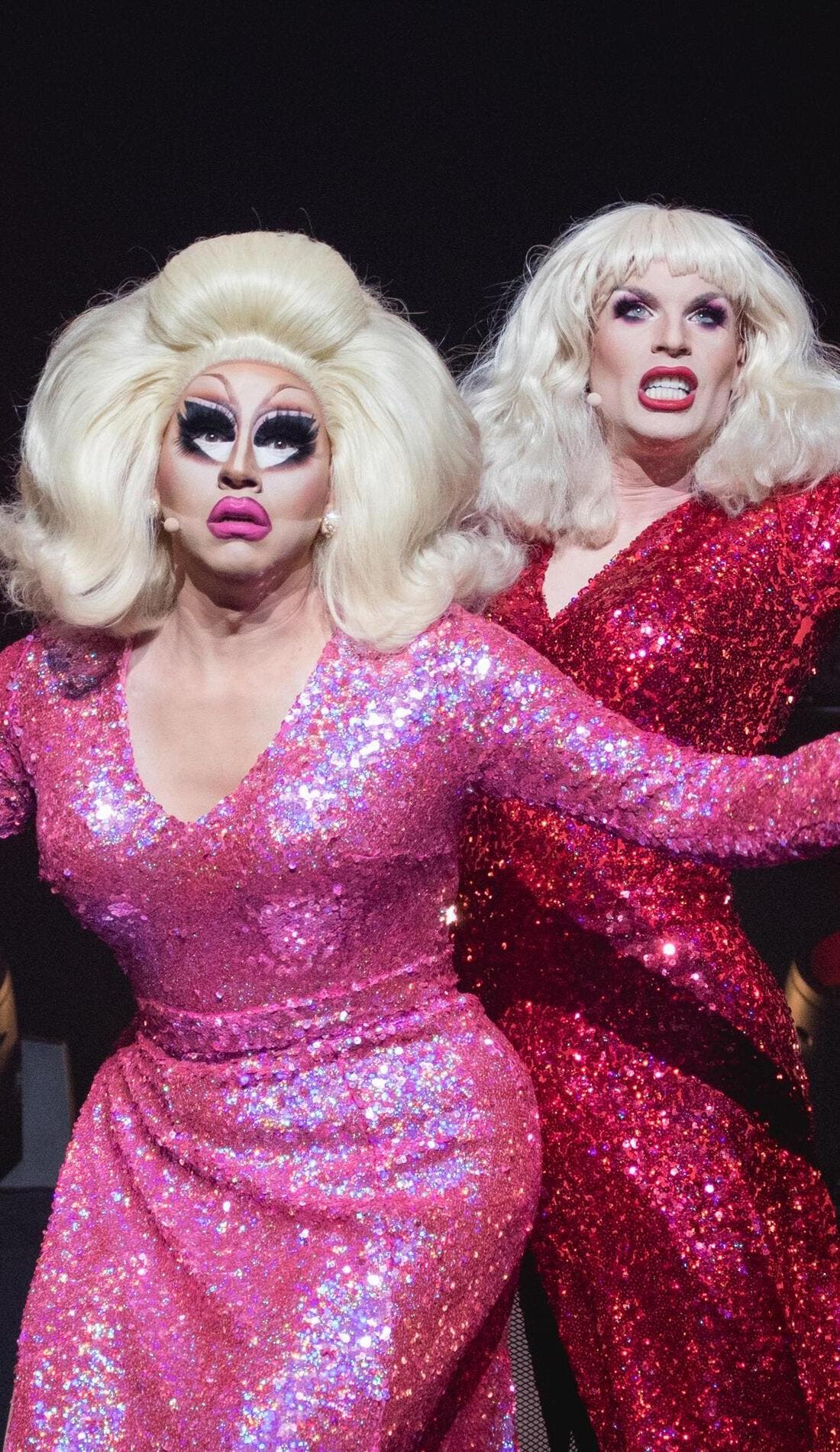 Trixie & Katya promotional image for upcoming events and ticket sales