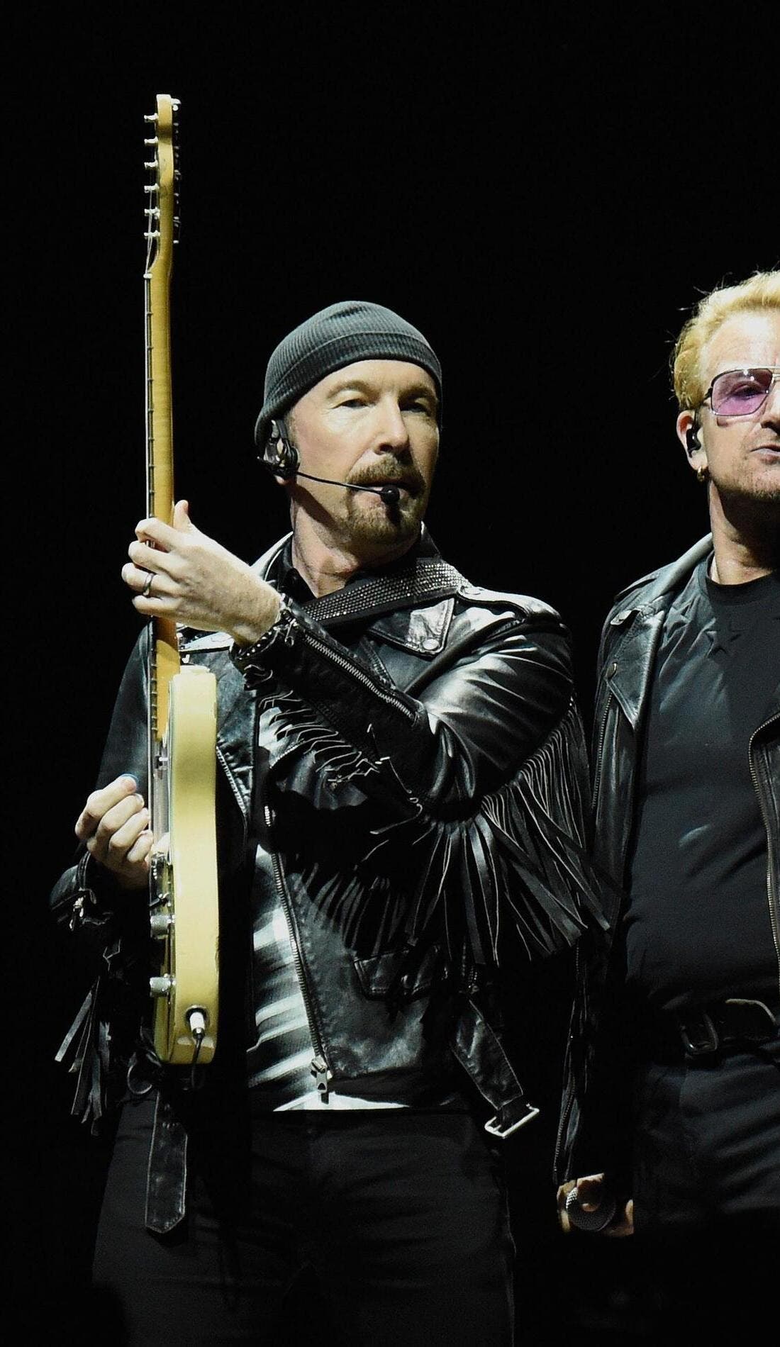 U2 promotional image for upcoming events and ticket sales