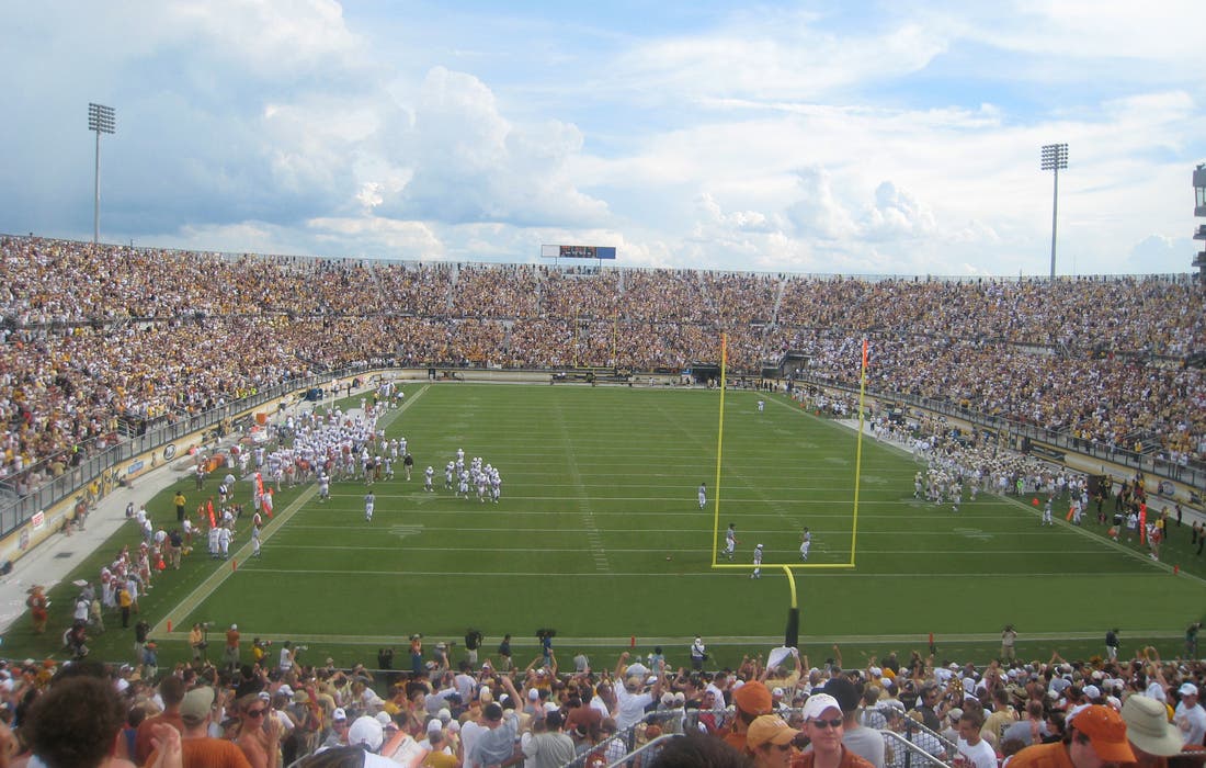 Promotional image for North Carolina at UCF tickets at Acrisure Bounce House on Sep 20, 2025