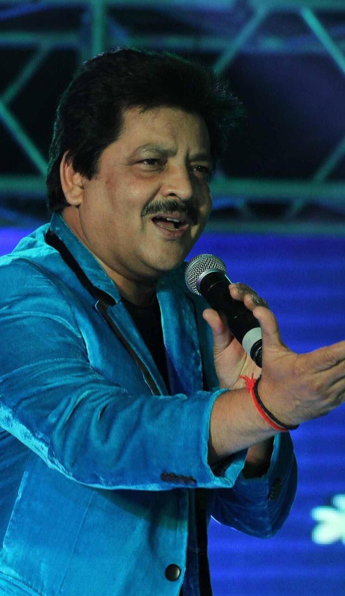 Udit Narayan promotional image for upcoming events and ticket sales