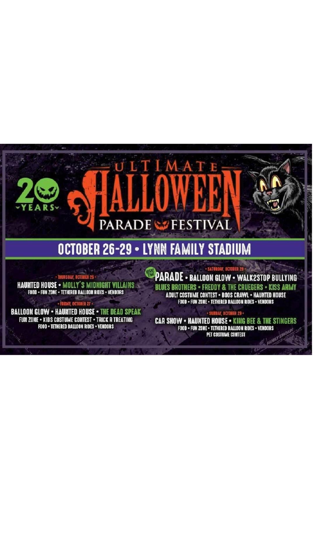 Ultimate Halloween Fest promotional image for upcoming events and ticket sales