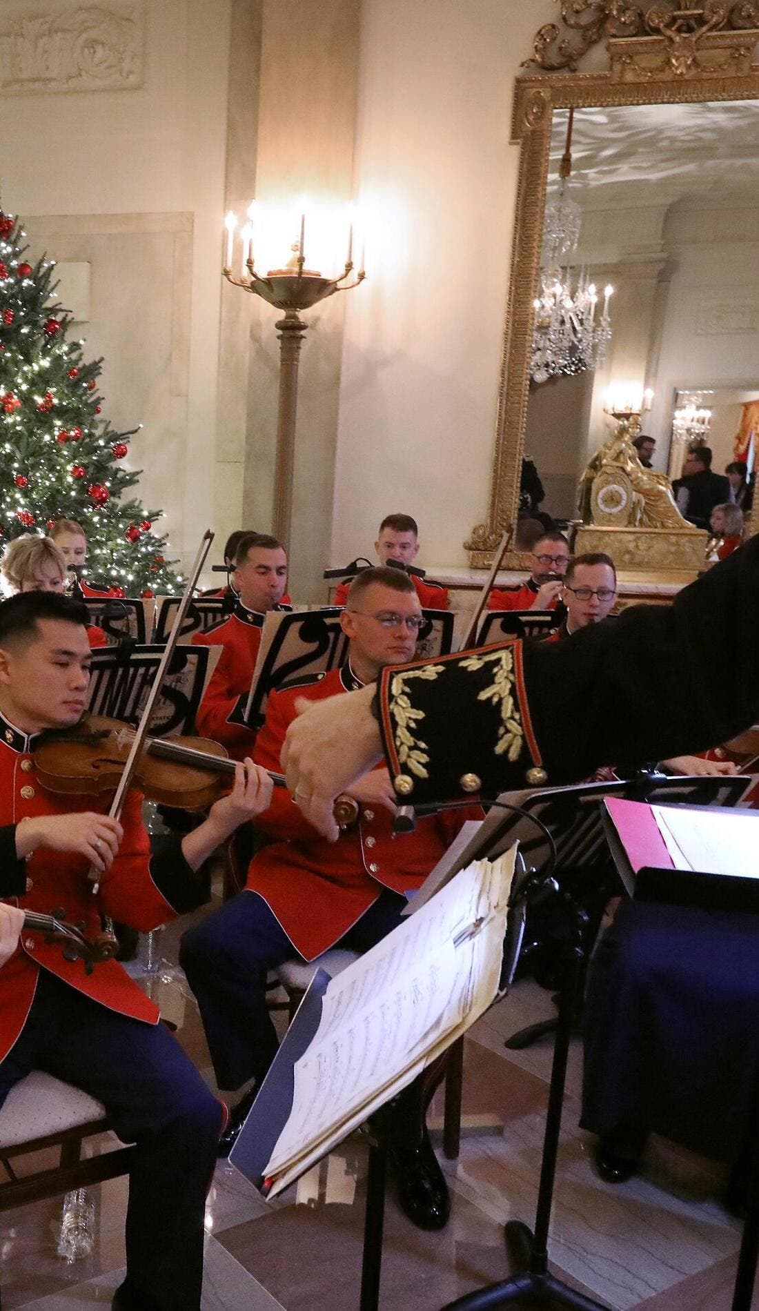 United States Marine Band promotional image for upcoming events and ticket sales