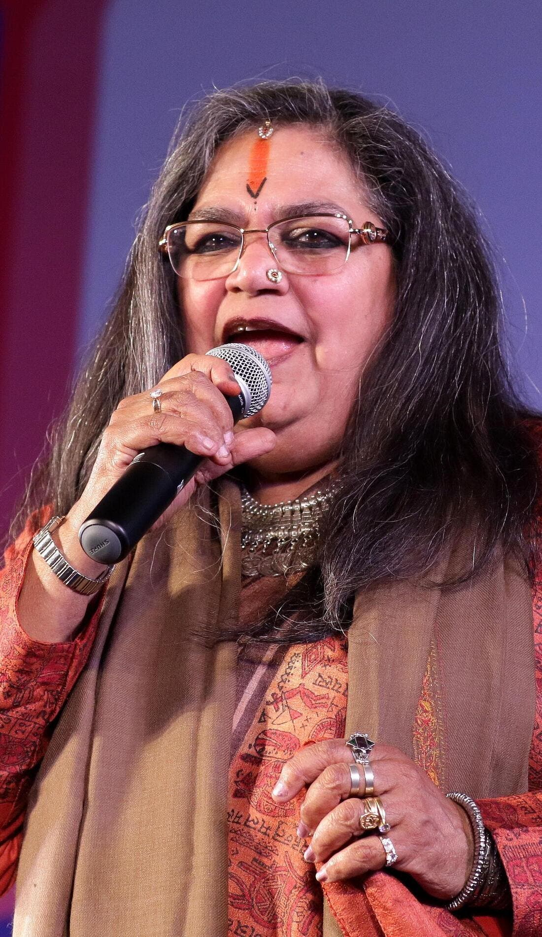 Usha Uthup promotional image for upcoming events and ticket sales