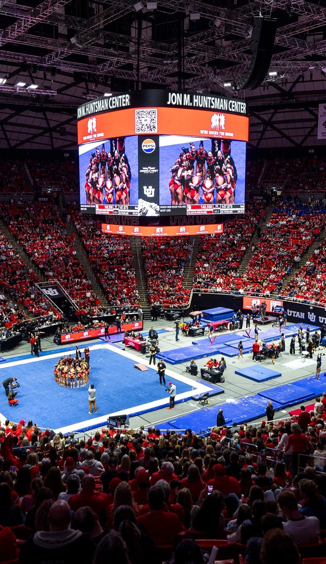 Utah Utes Womens Gymnastics promotional image for upcoming events and ticket sales