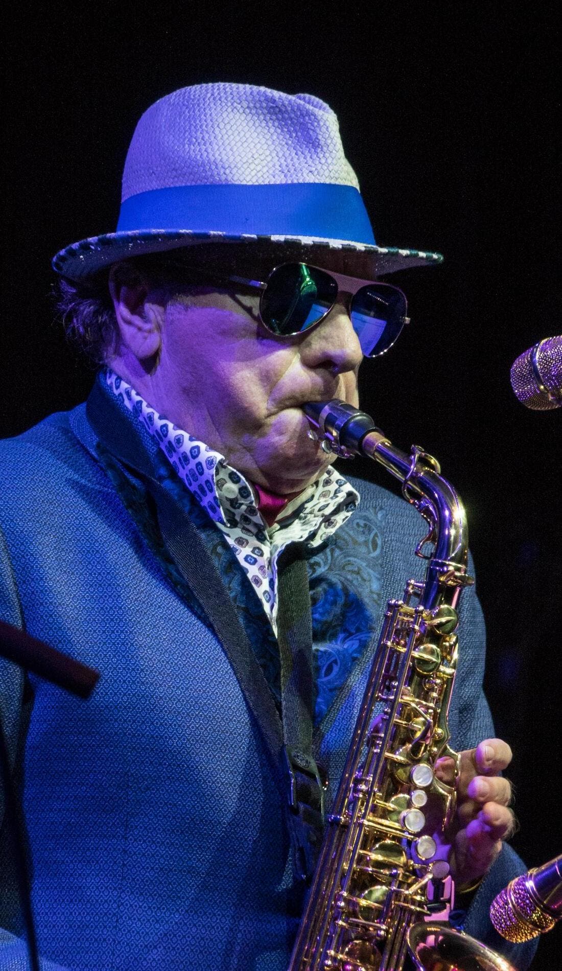 Van Morrison promotional image for upcoming events and ticket sales