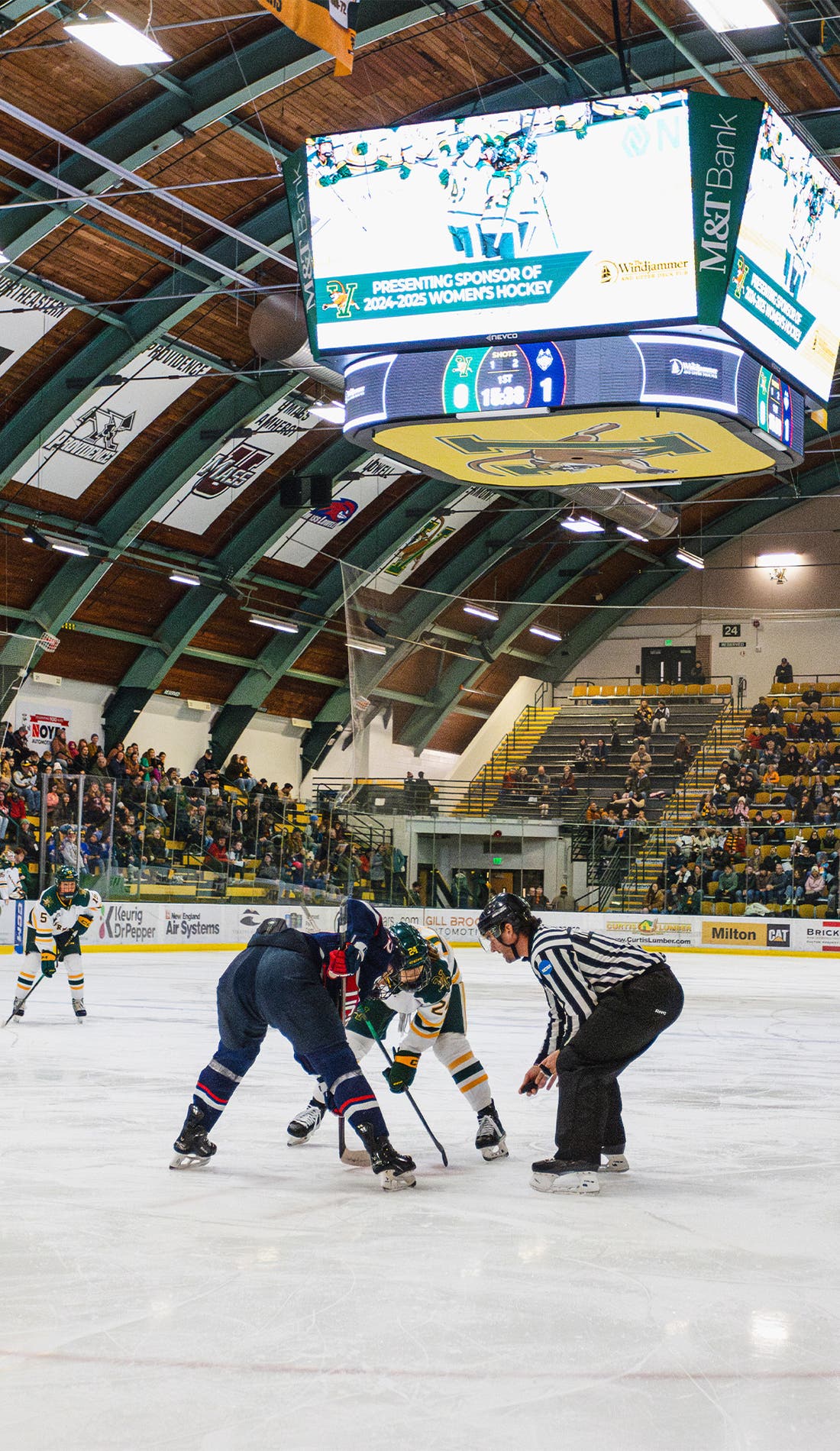 Vermont Catamounts Womens Hockey promotional image for upcoming events and ticket sales