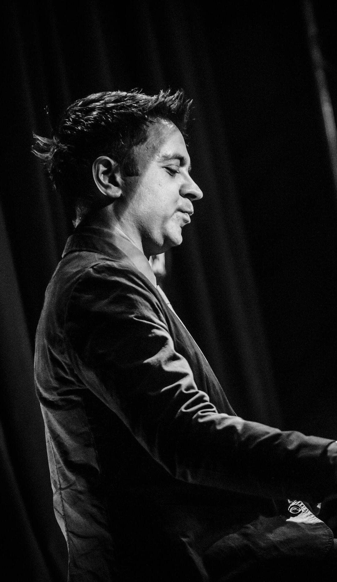 Vijay Iyer Trio promotional image for upcoming events and ticket sales