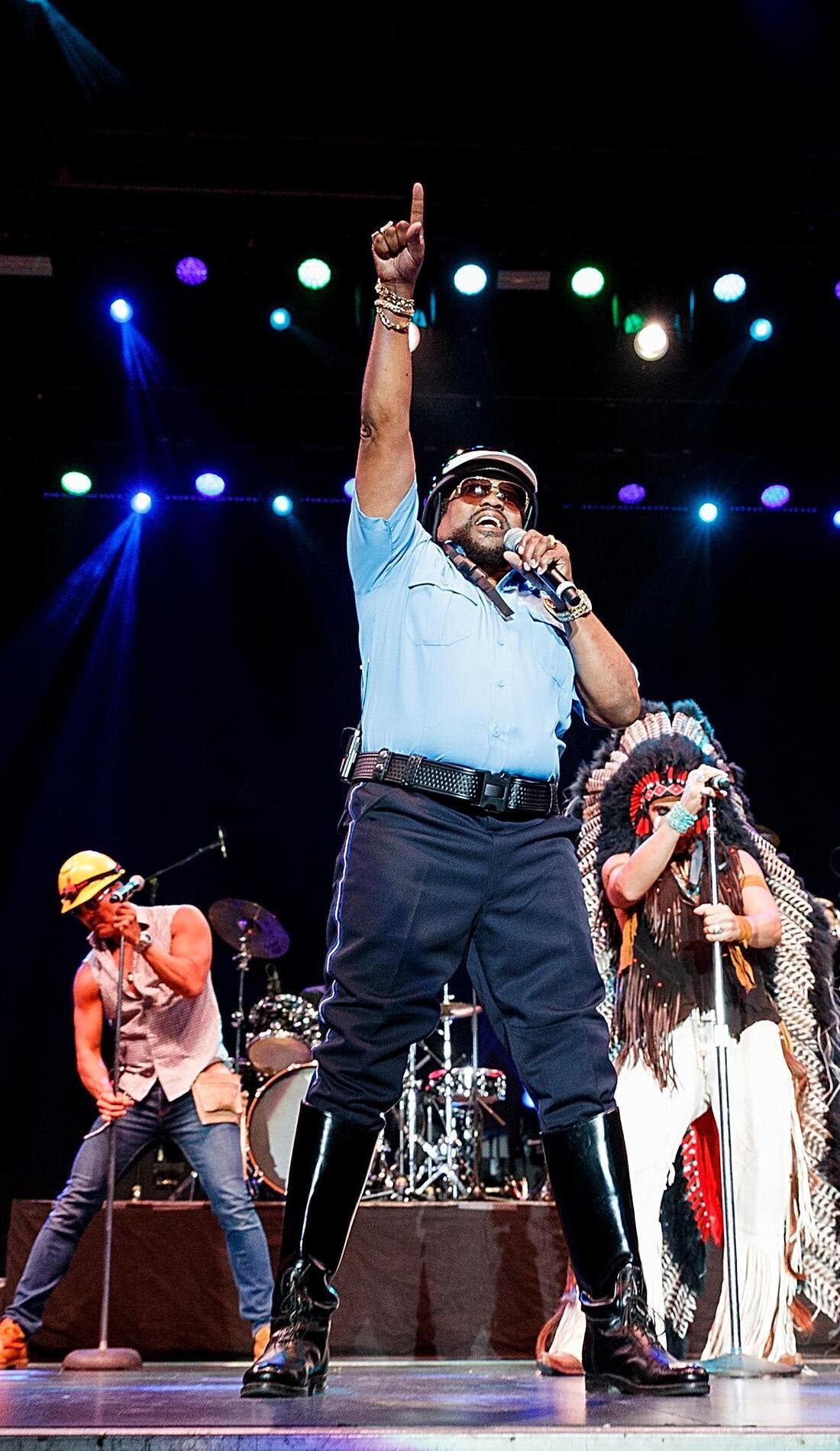 Village People promotional image for upcoming events and ticket sales
