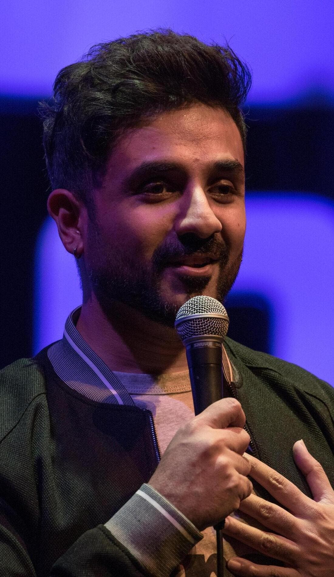 Vir Das promotional image for upcoming events and ticket sales