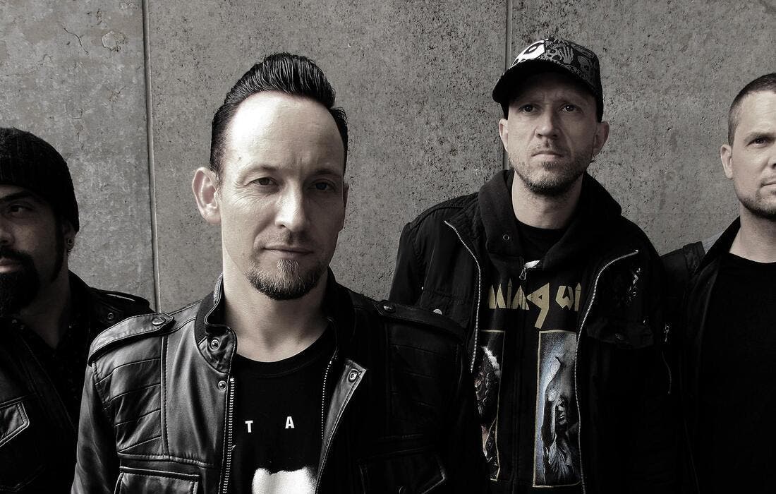 Promotional image for Volbeat with Halestorm and The Ghost Inside tickets at Credit Union 1 Amphitheatre on Aug 22, 2025
