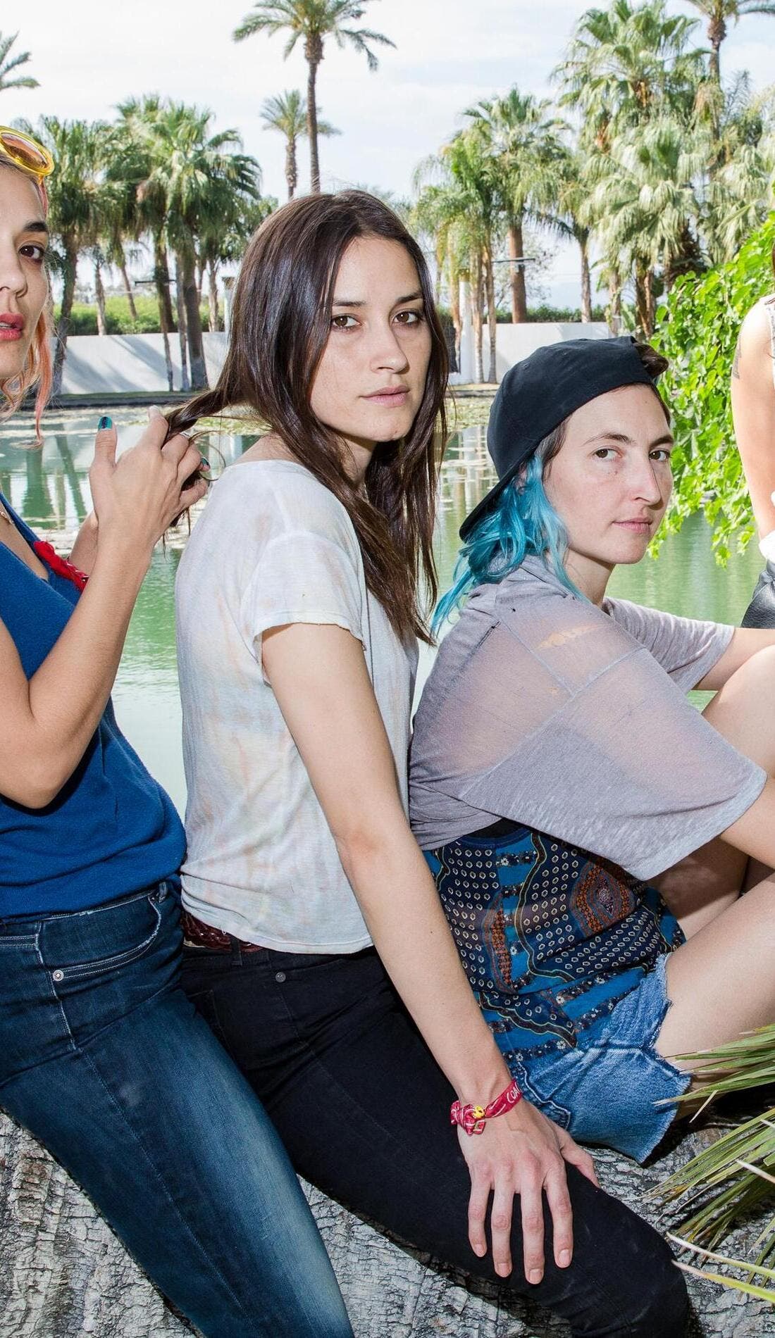 Warpaint promotional image for upcoming events and ticket sales