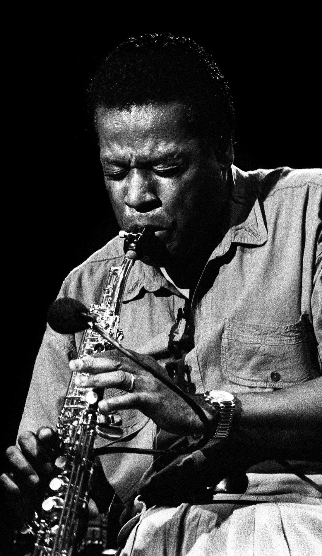 Wayne Shorter promotional image for upcoming events and ticket sales