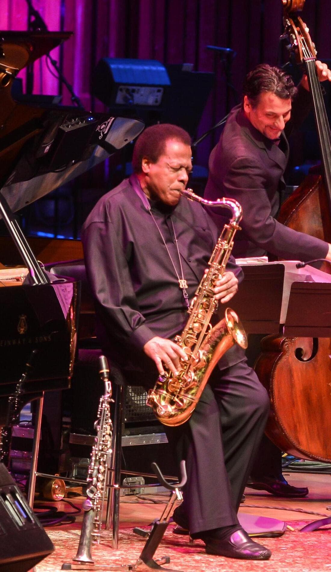 Wayne Shorter Quartet promotional image for upcoming events and ticket sales