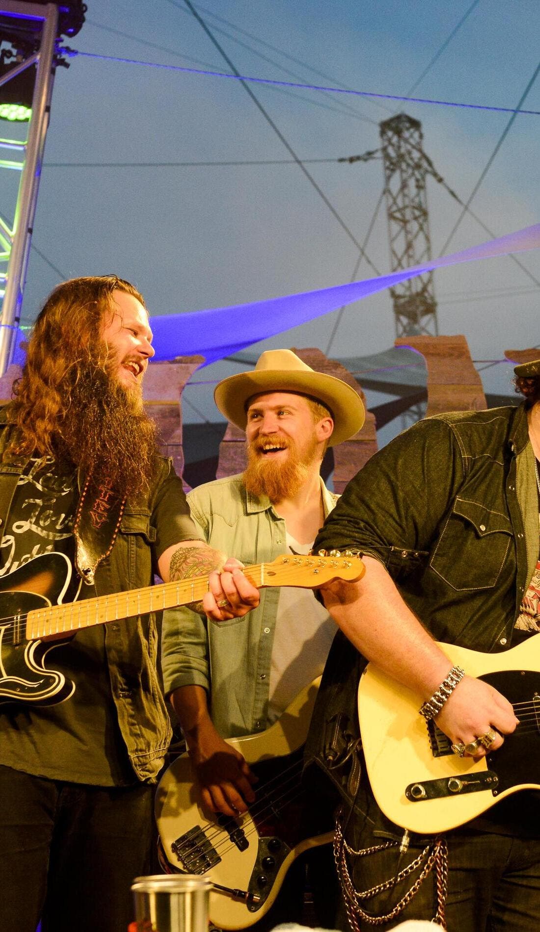 Whitey Morgan and the 78's promotional image for upcoming events and ticket sales