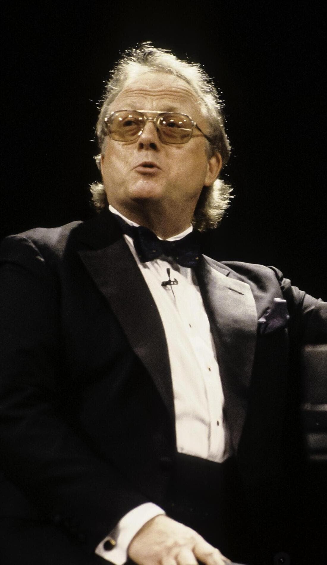 William Bolcom promotional image for upcoming events and ticket sales