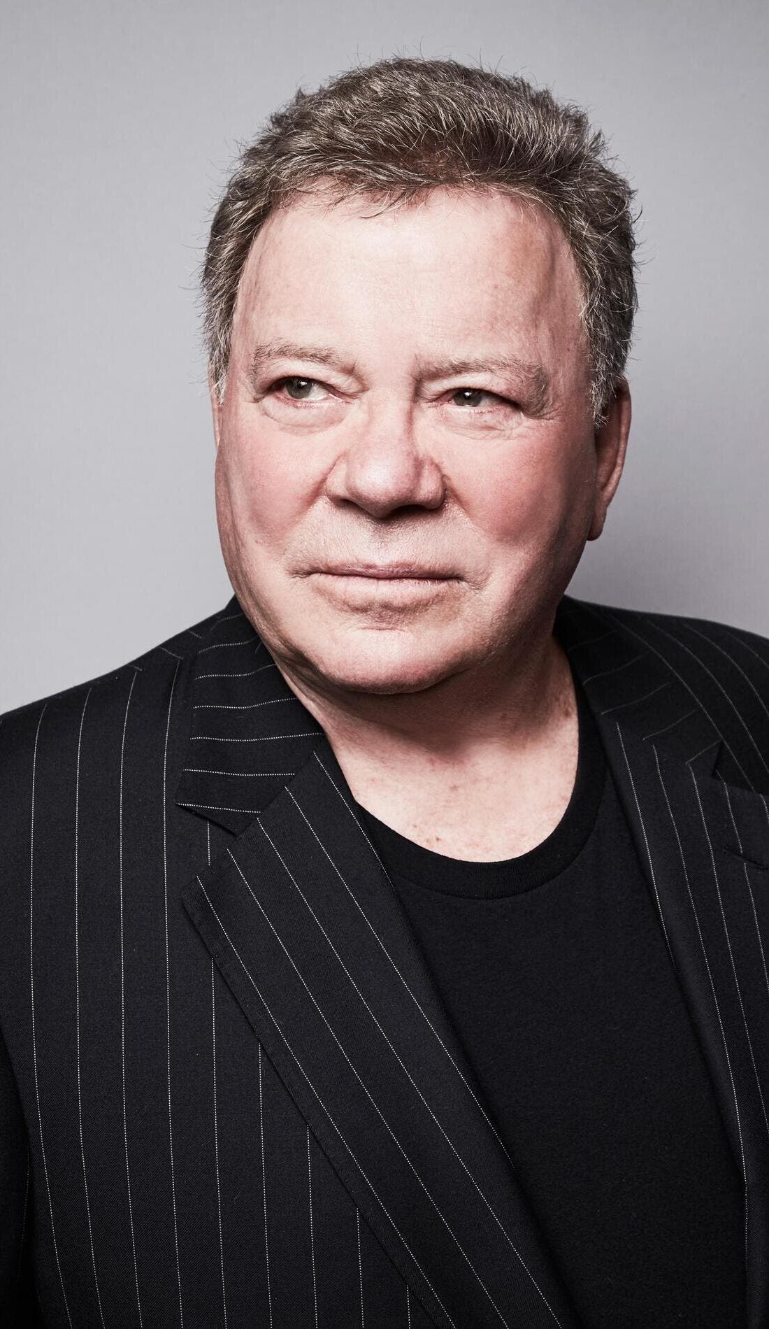 William Shatner promotional image for upcoming events and ticket sales