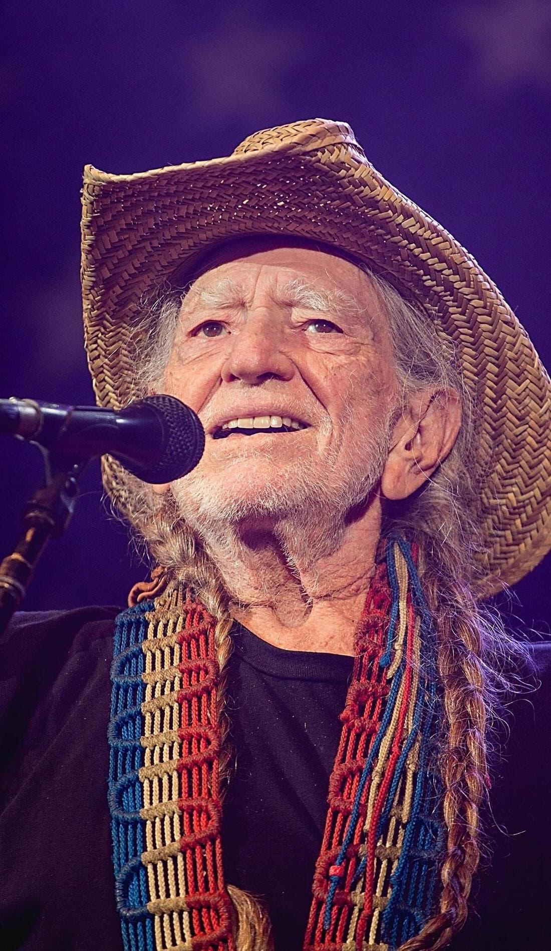 Willie Nelson promotional image for upcoming events and ticket sales