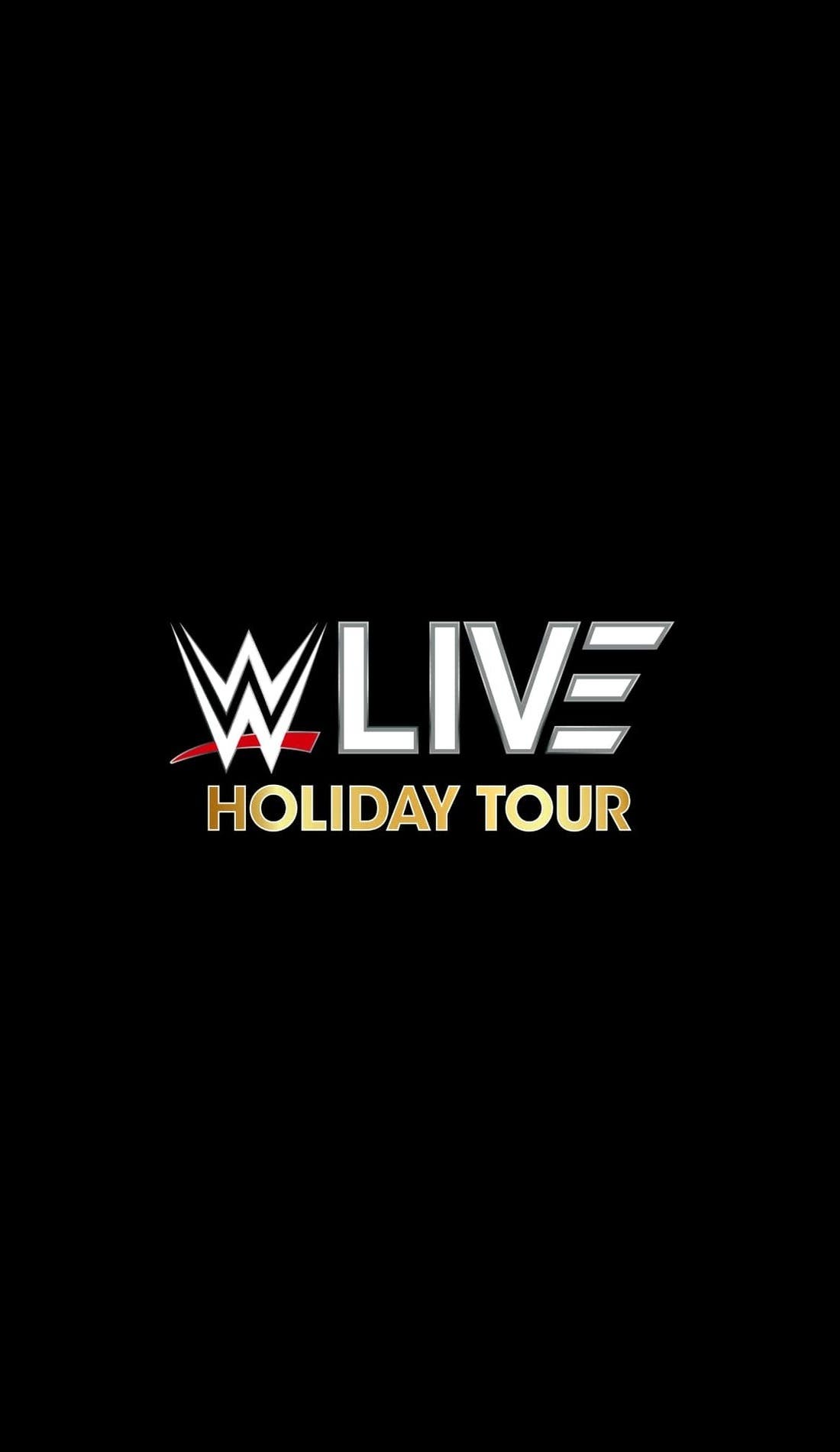 WWE Live Holiday Tour promotional image for upcoming events and ticket sales