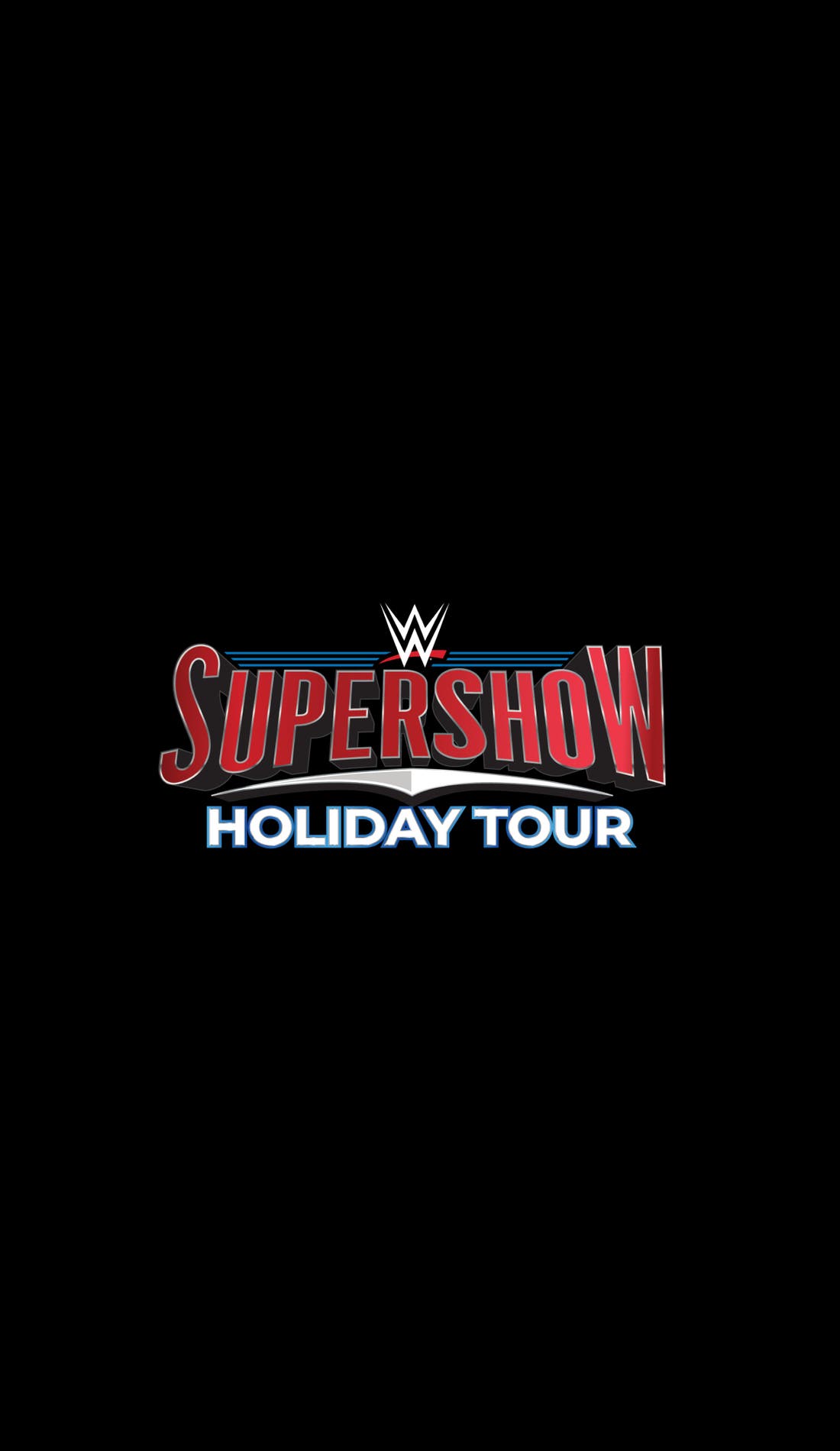WWE Supershow Holiday Tour promotional image for upcoming events and ticket sales