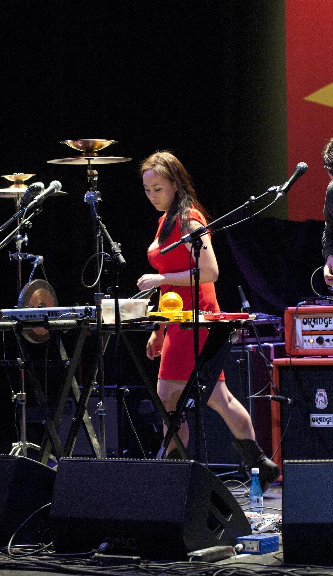 Xiu Xiu promotional image for upcoming events and ticket sales
