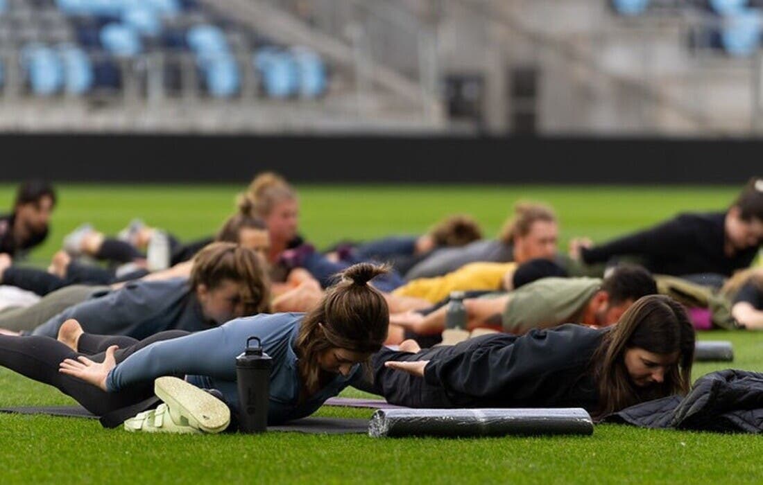Promotional image for Yoga on the Pitch tickets at Allianz Field on Sep 7, 2025
