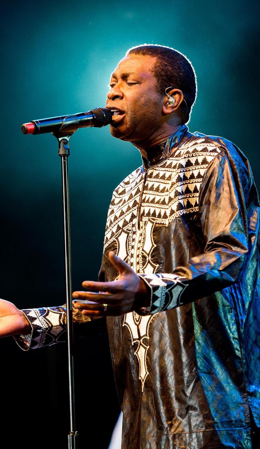 Youssou N'Dour promotional image for upcoming events and ticket sales