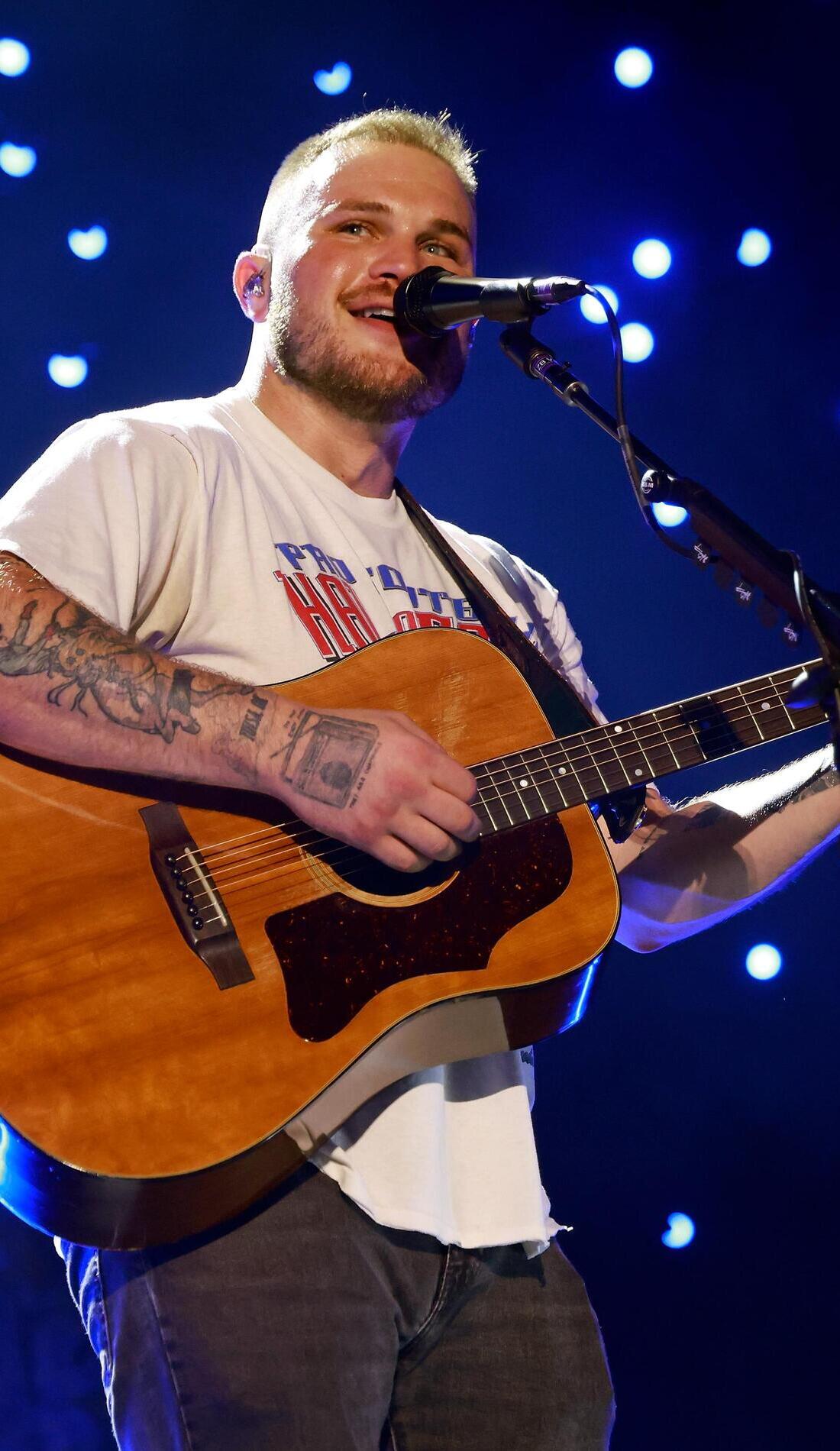 Zach Bryan promotional image for upcoming events and ticket sales in Fort Worth