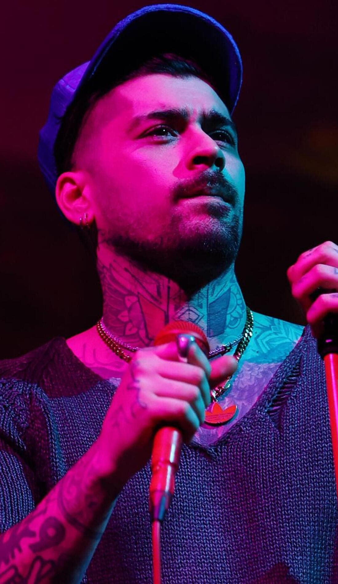Zayn Malik promotional image for upcoming events and ticket sales