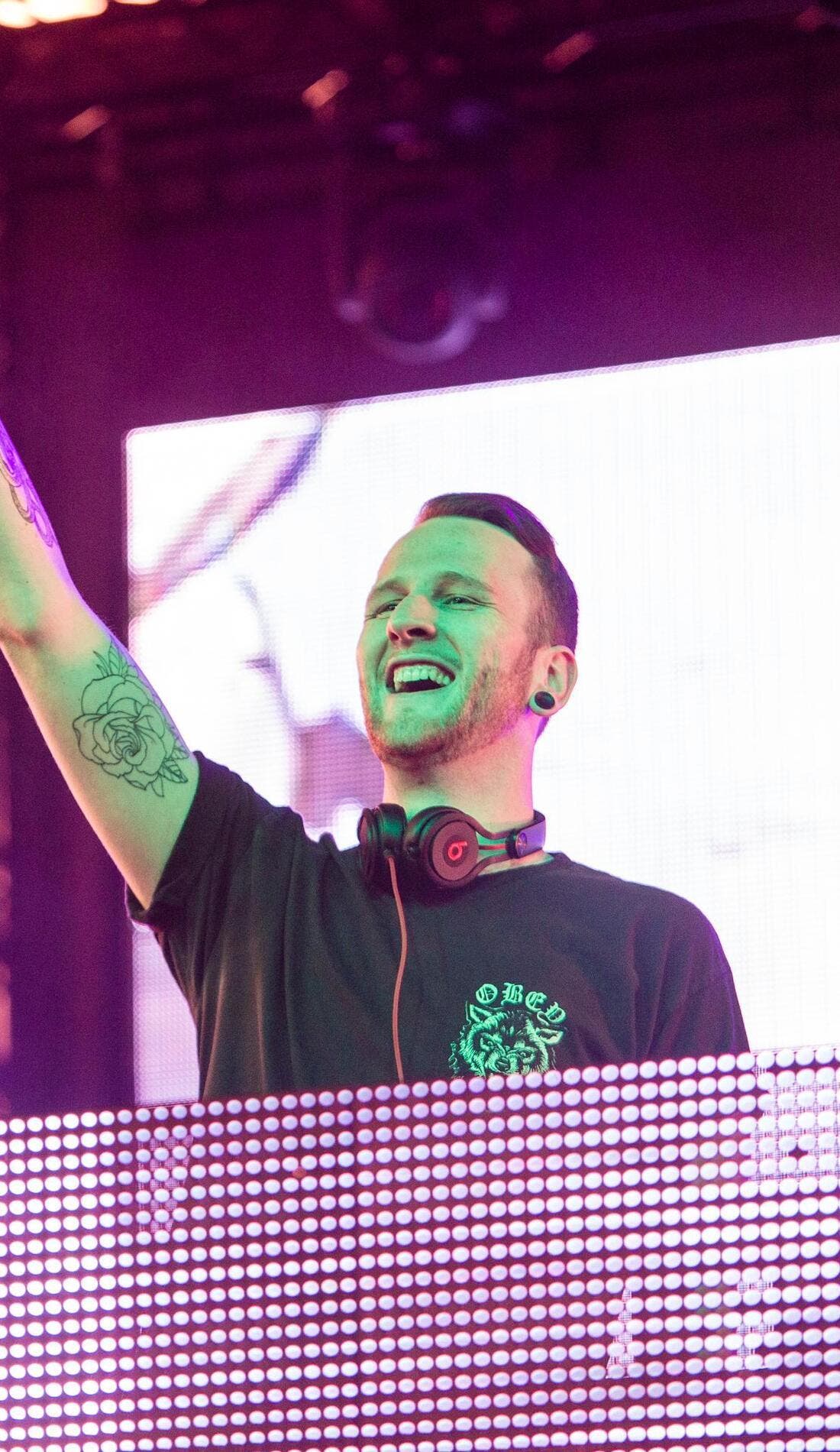 Zomboy promotional image for upcoming events and ticket sales