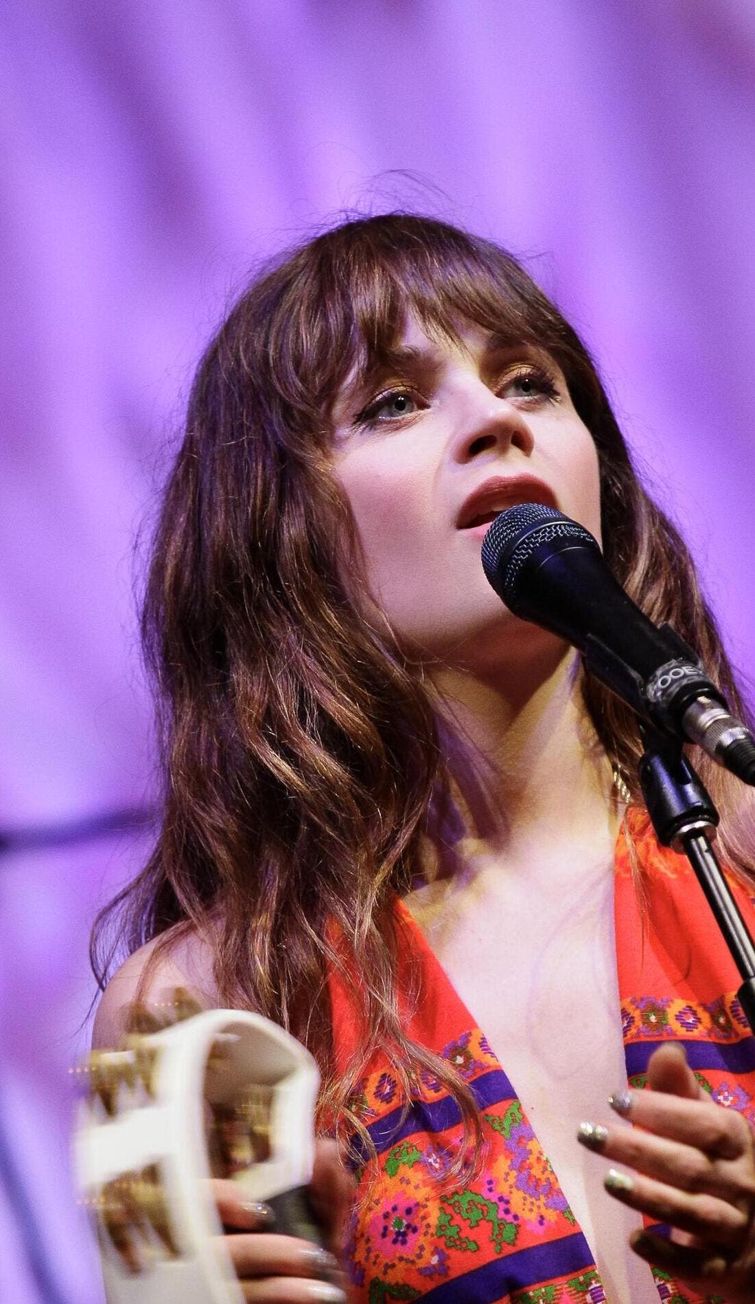 Zooey Deschanel promotional image for upcoming events and ticket sales