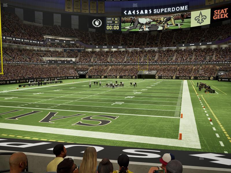 Section 154-club, Row 4
