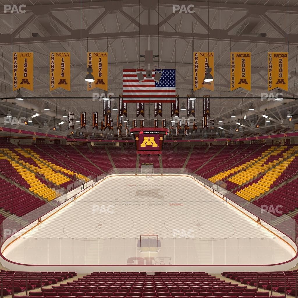 3M Arena at Mariucci - Section 1 Seat View