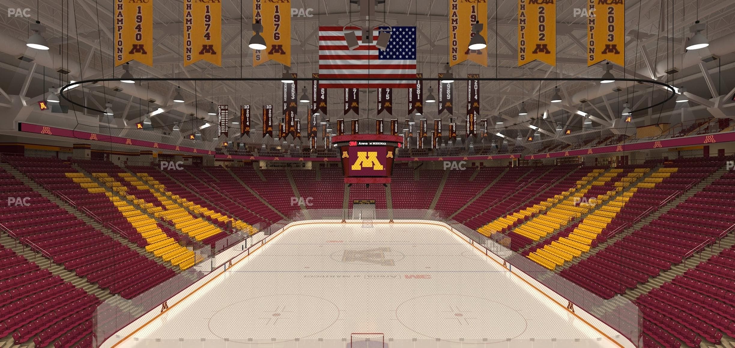 3M Arena at Mariucci - Section 1 Seat View
