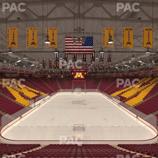3M Arena at Mariucci - Section 1 Seat View