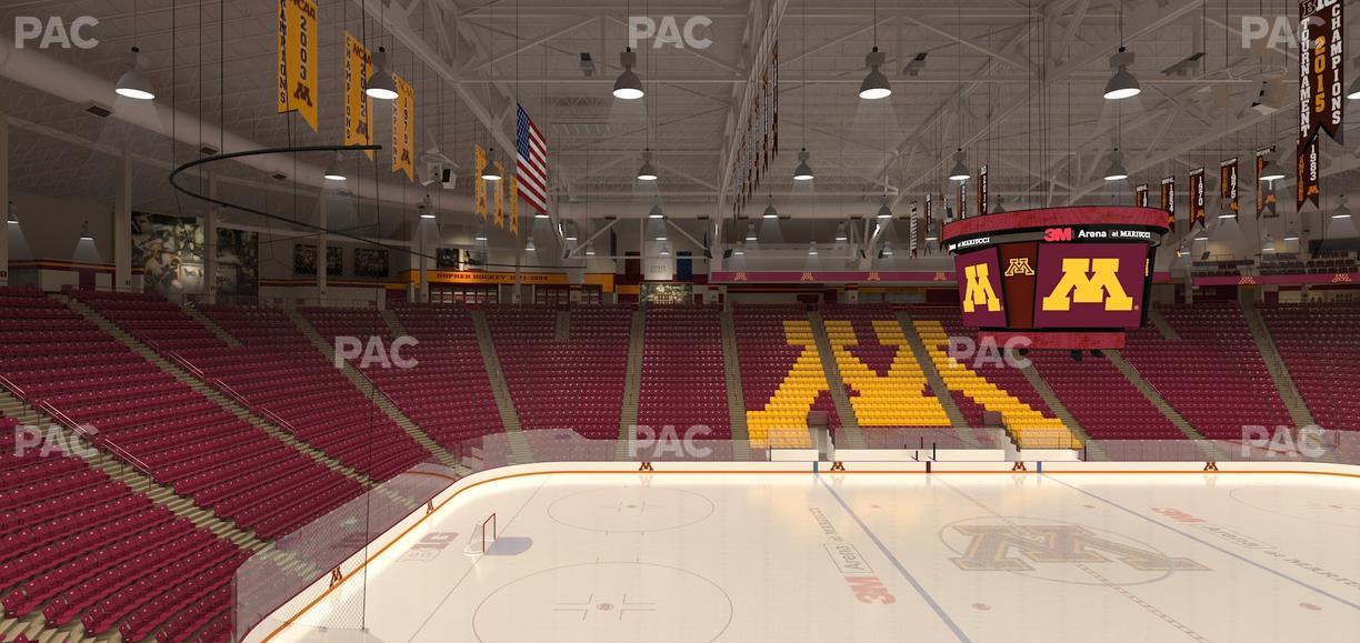 3M Arena at Mariucci - Section 21 Seat View