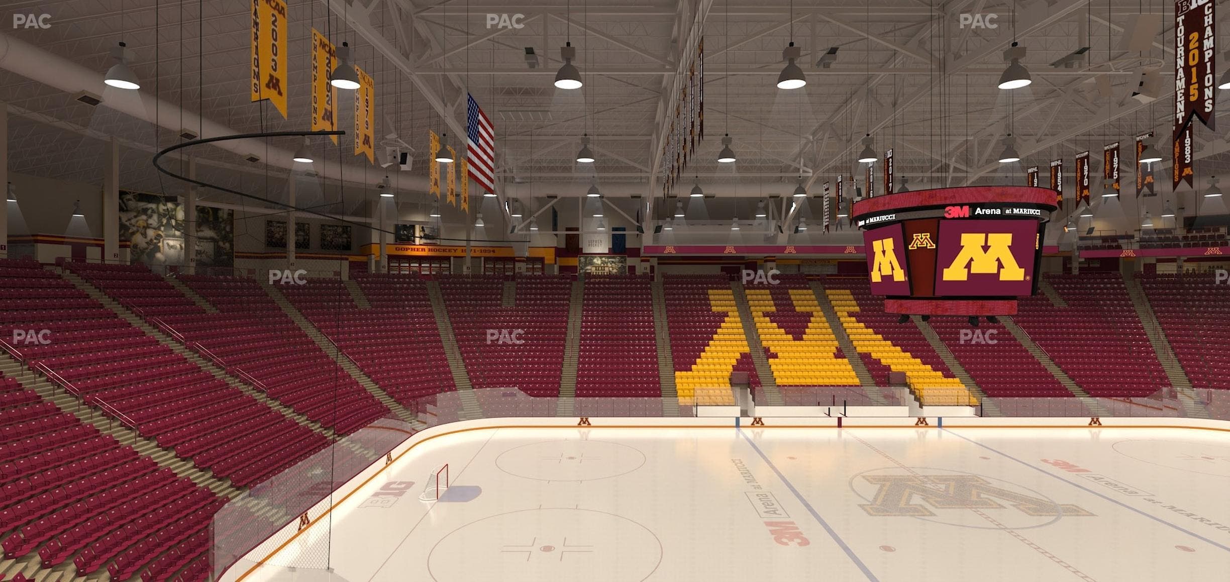 3M Arena at Mariucci - Section 21 Seat View